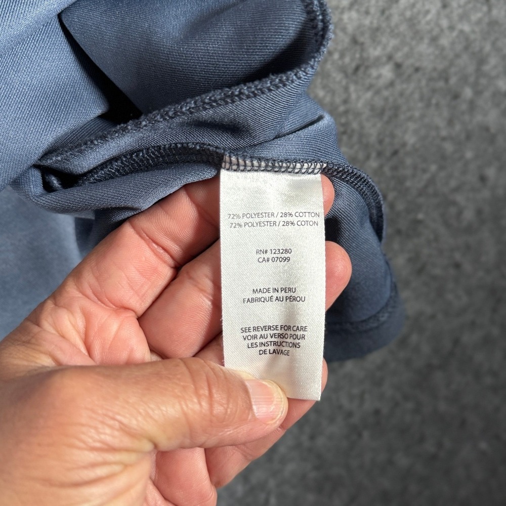 TravisMathew Mens Gray Quarter Zip Pullover Long Sleeve Golf Sweater Large 12506 - Picture 5 of 10
